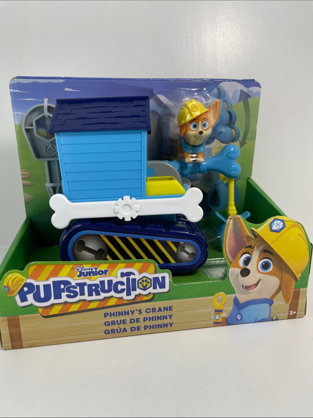 Disney Pupstruction Phinny Crane Playset - Blue & Yellow